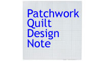 Patchwork quilting design note